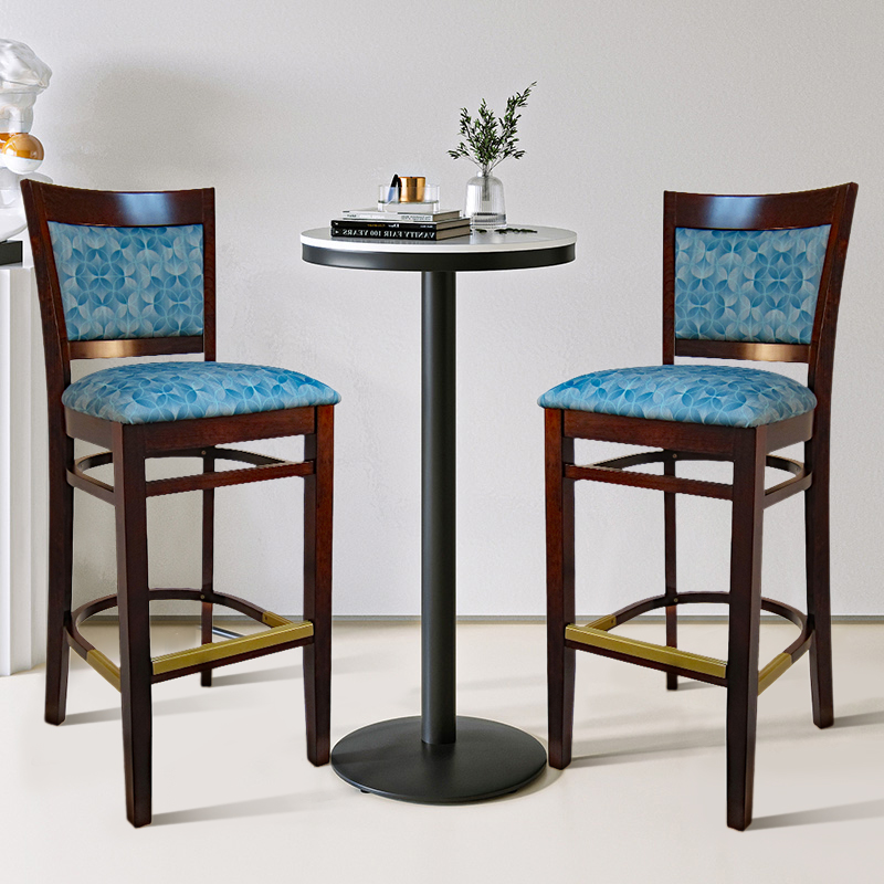 custom wood barstool